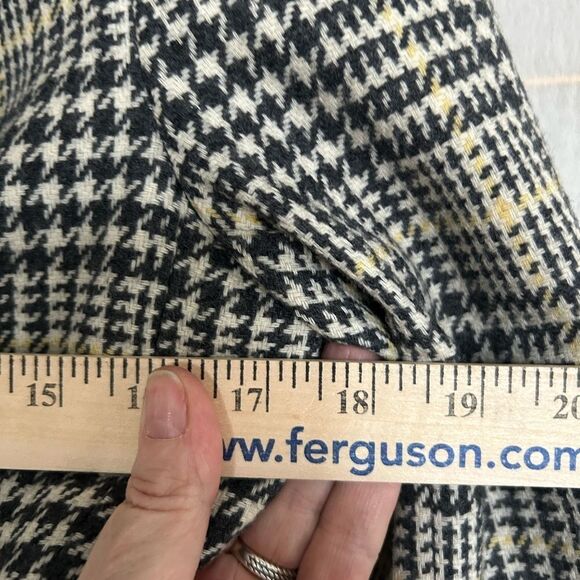 Miss Pendleton Vintage Plaid Houndstooth Tweed Wool Blazer Academia Sz 4 - Picture 6 of 10